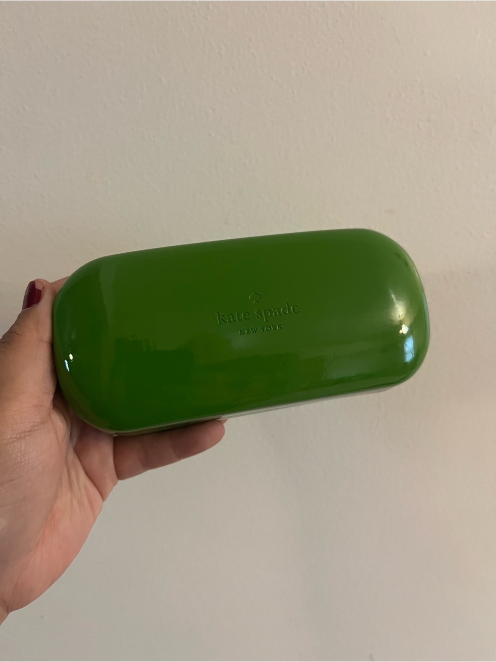 Kate Spade Green Hard Shell Eyeglasses case